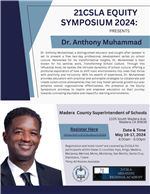 21CSLA Equity Symposium 2024 with Dr. Anthony Muhammad Flyer