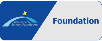 Foundation Icon with the Madera County Schools Foundation logo. The logo is a blue arch with a yellow star on top and the words Madera County Schools Foundation